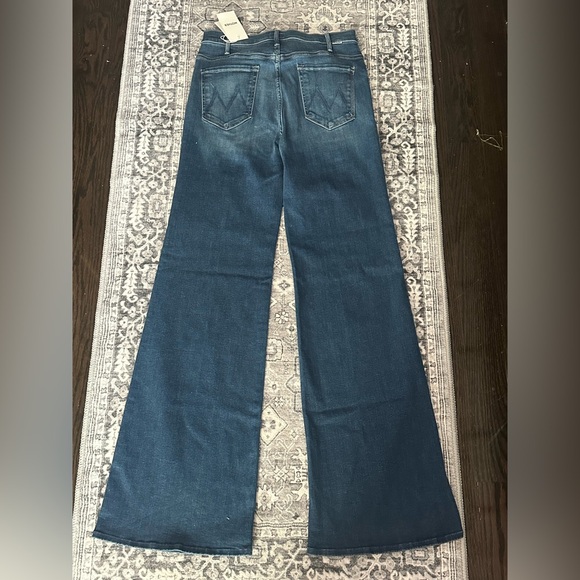 NWT MOTHER Denim The Hustler Roller Heel in wash High Fidelity Size 30 - Picture 2 of 5